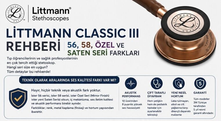 LİTTMANN CLASSİC III REHBERİ: 56, 58, ÖZEL VE SATEN SERİ FARKLARI