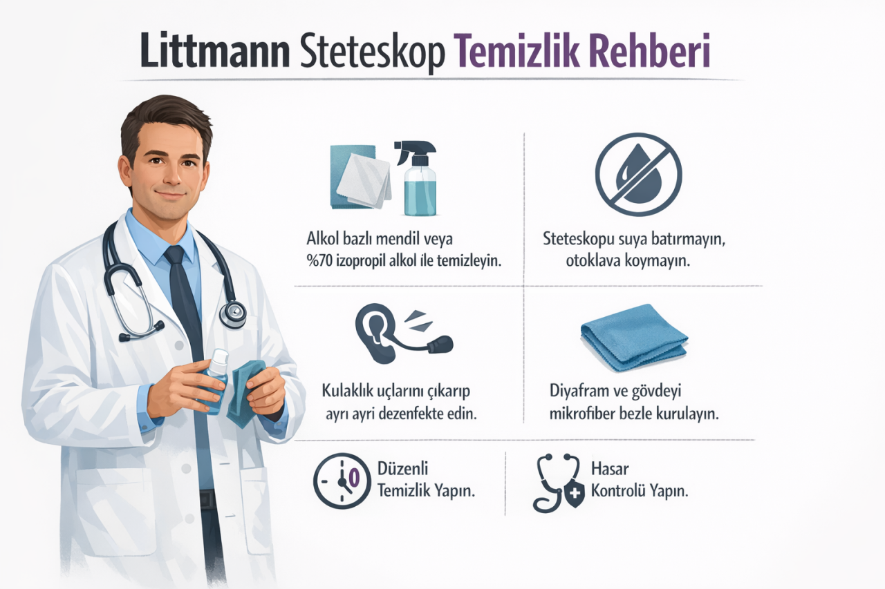 STETOSKOP TEMİZLİĞİ NASIL OLMALI?