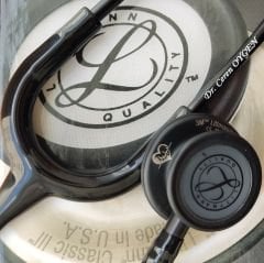 5803 3M™ Littmann® Classic III™ Stetoskop, Siyah Çan, Siyah Hortum