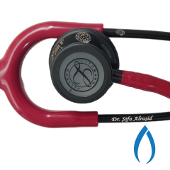 5868 3M™ Littmann® Classic III™ Stetoskop, Siyah Çan, Bordo Hortum