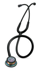 5870 3M™ Littmann® Classic III™ Stetoskop, Gökkuşağı Çan, Siyah Hortum