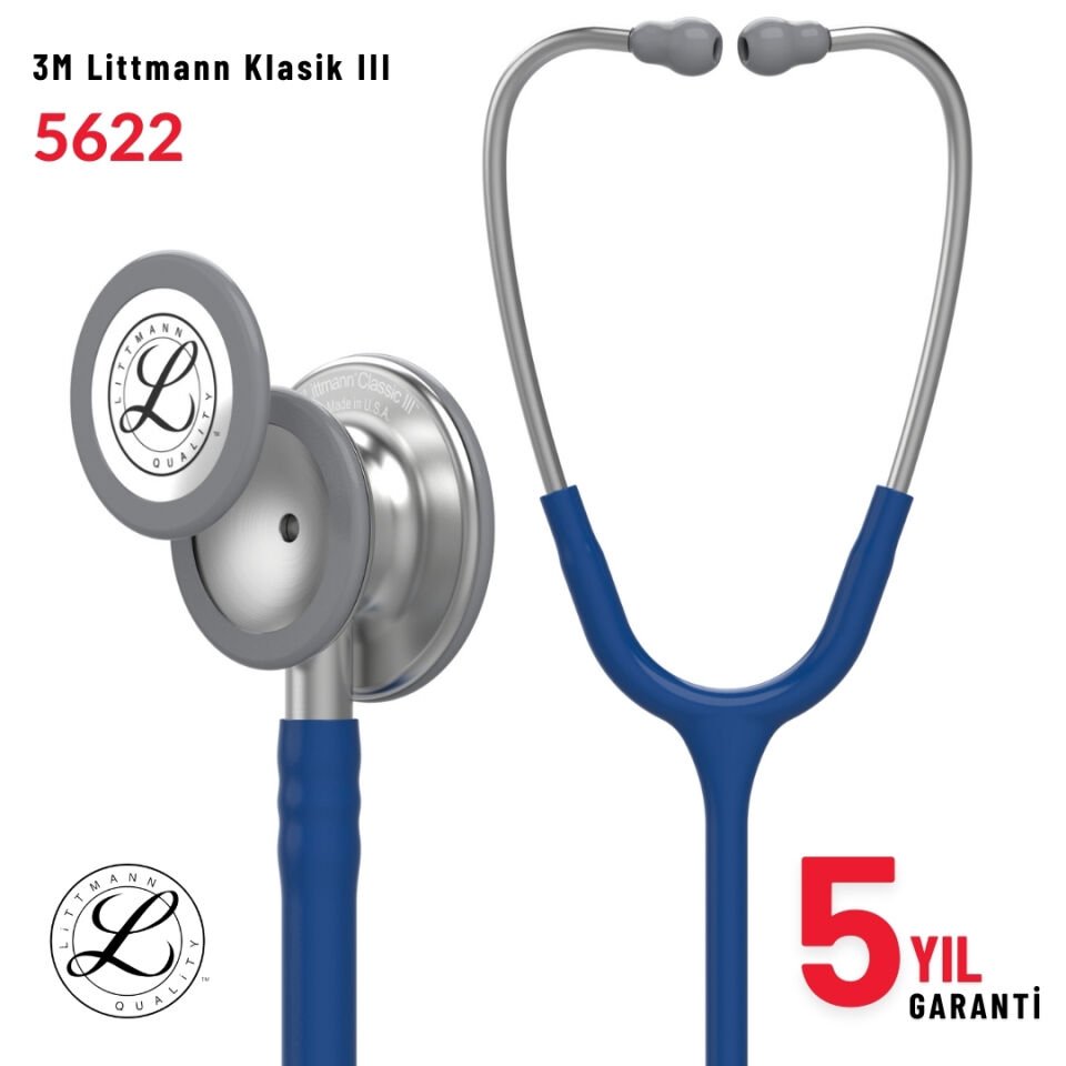 3M Littmann Klasik III Stetoskop 5622 LACİVERT