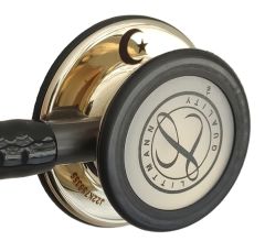 5861 3M™ Littmann® Classic III™ Stetoskop, Şampanya Aynalı Çan, Siyah Hortum