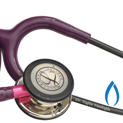 5960 3M™ Littmann® Classic III™ Stetoskop, Gümüş Aynalı Çan, Mürdüm Hortum