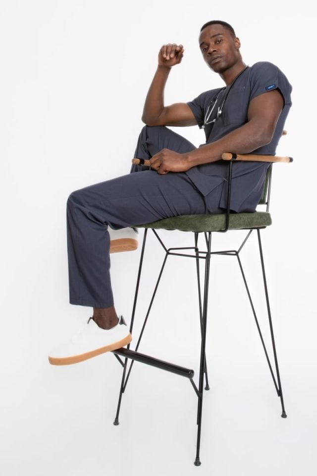 ANTRASİT GRİ CORE-FLEX ERKEK CERRAHİ TAKIM