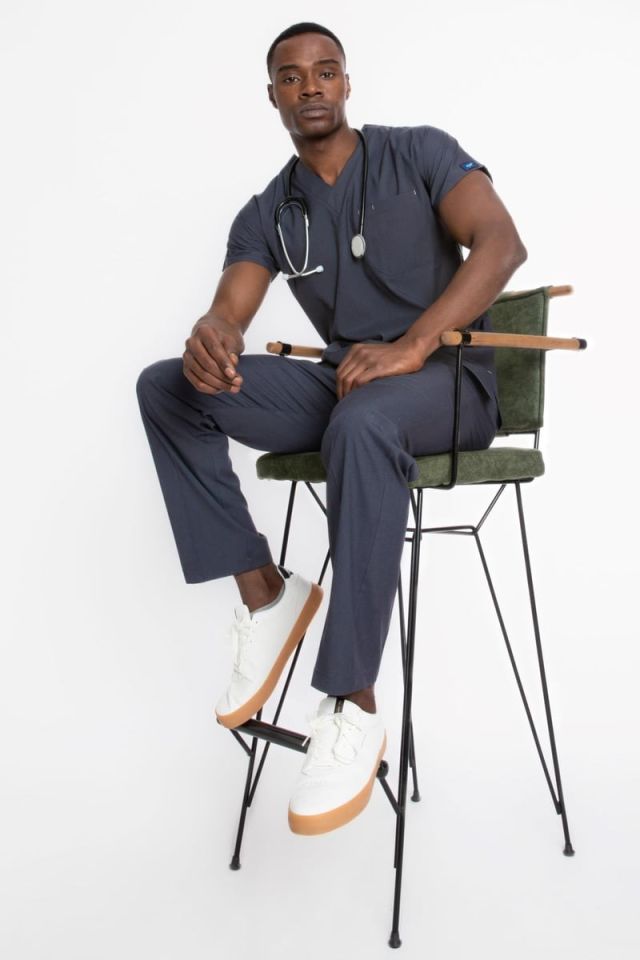 ANTRASİT GRİ CORE-FLEX ERKEK CERRAHİ TAKIM