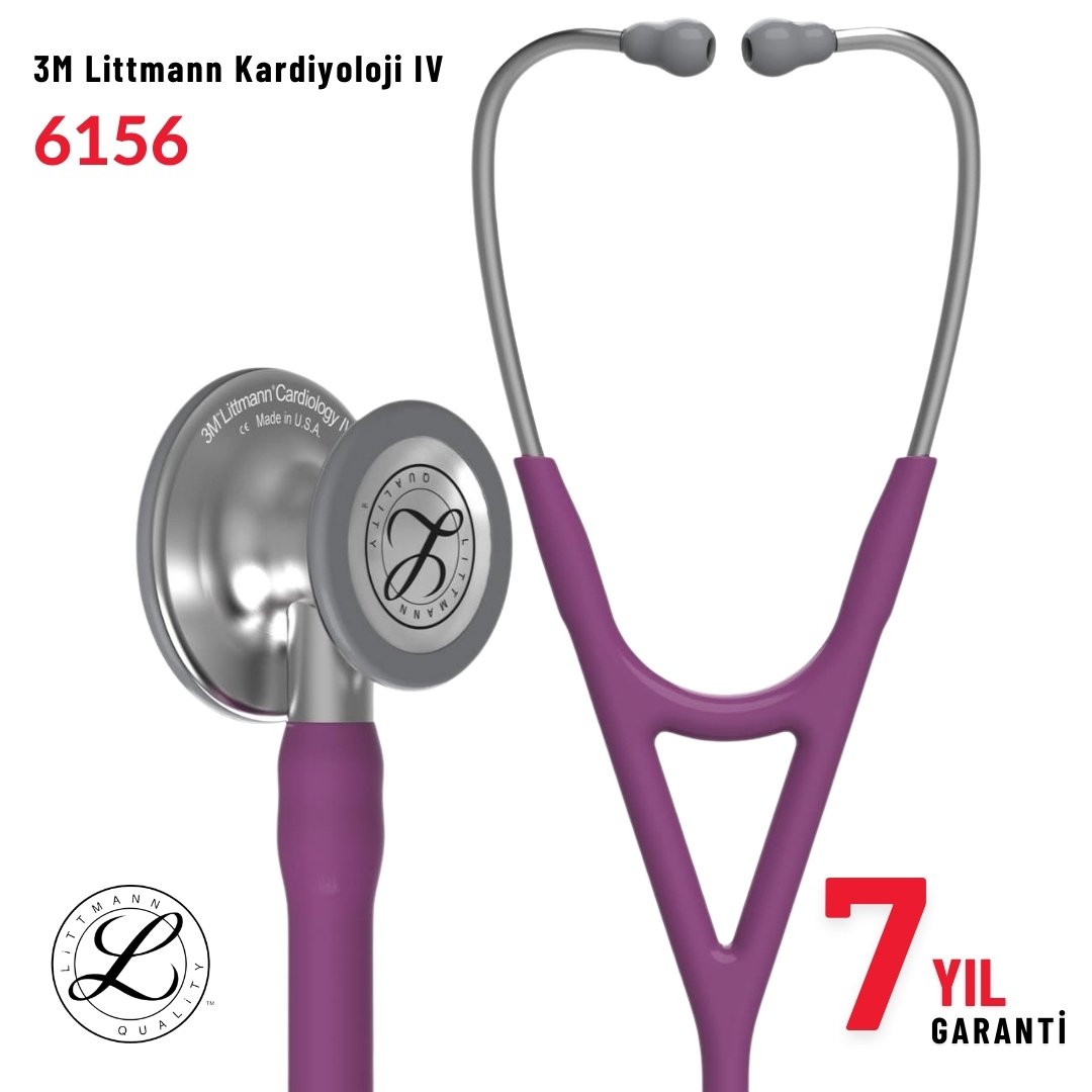 6156 3M™ Littmann® Cardiology IV™ Stetoskop, Mürdüm Hortum