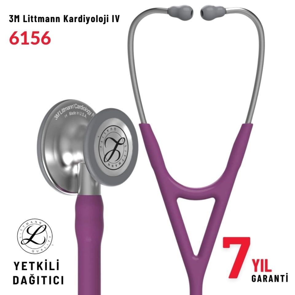 6156 3M™ Littmann® Cardiology IV™ Stetoskop, Mürdüm Hortum