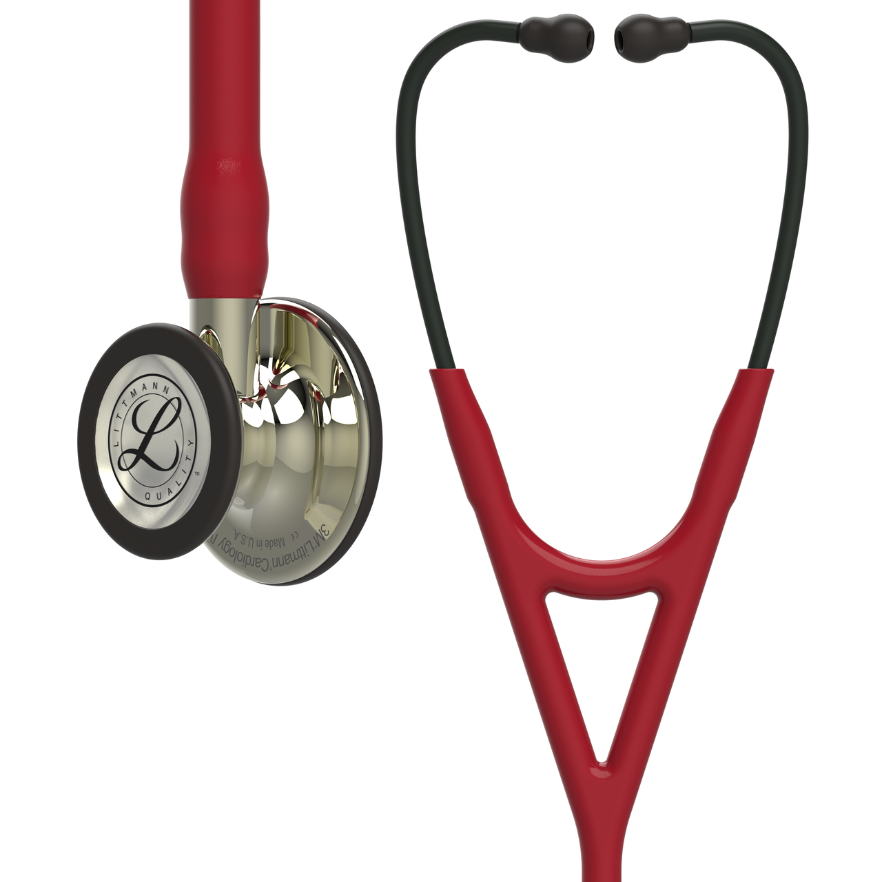 6176 3M™ Littmann® Cardiology IV™ Stetoskop, Bordo Hortum