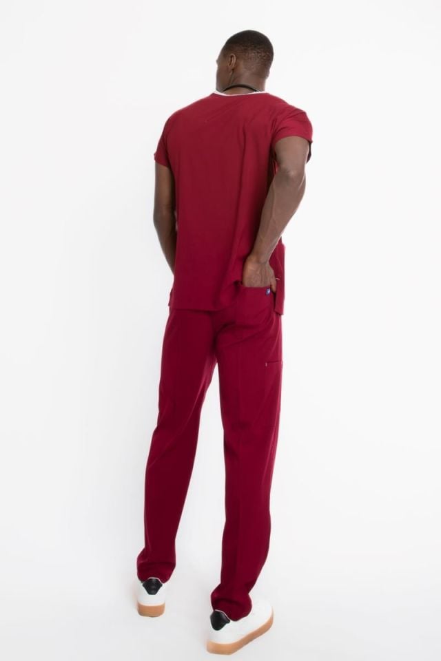 Bordo Core-Flex Erkek Cerrahi Forması