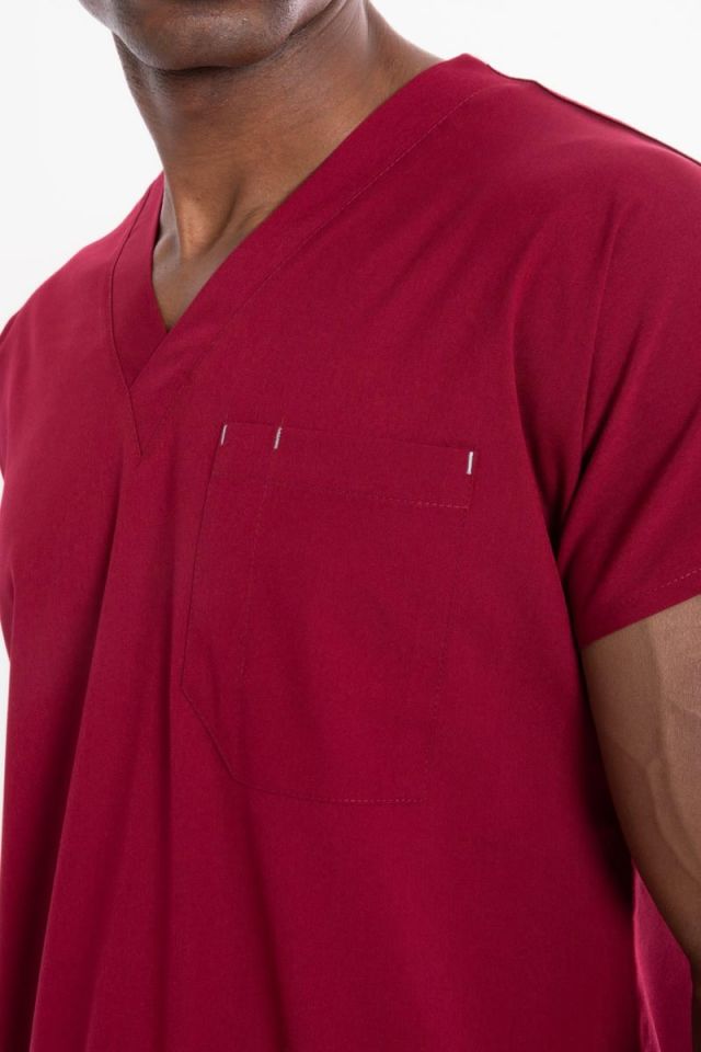 Bordo Core-Flex Erkek Cerrahi Forması