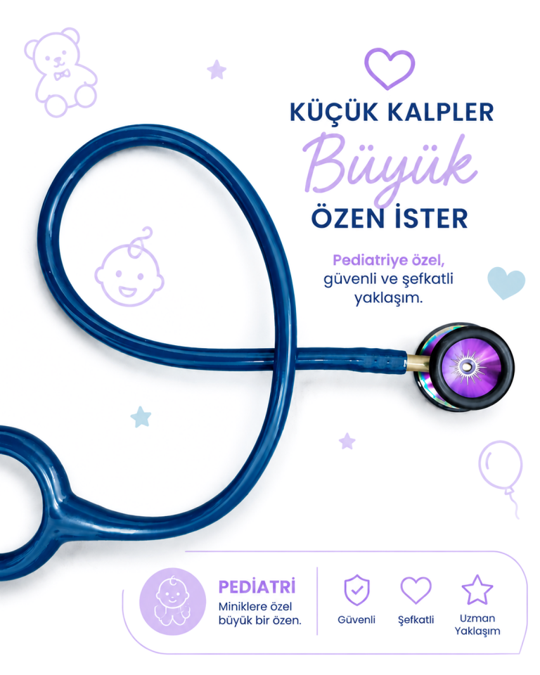 3M Littmann Classic II Pediatrik 2153 Stetoskop | Karayip Mavisi Hortum