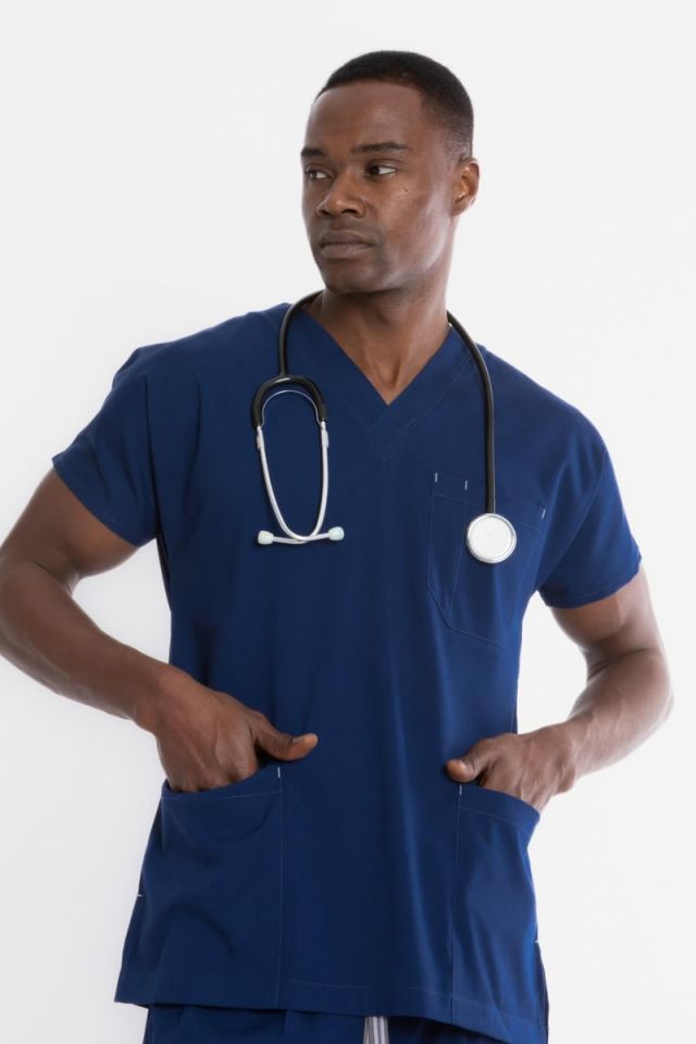 PETROL LACİVERT CORE-FLEX ERKEK CERRAHİ TAKIM