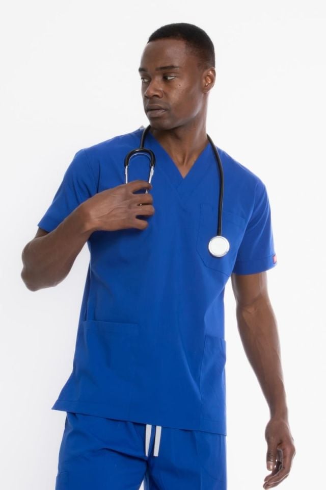 ÇİVİT MAVİ U-FLEX 800 ERKEK SCRUBS TAKIM