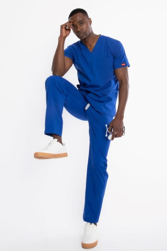 ÇİVİT MAVİ U-FLEX 800 ERKEK SCRUBS TAKIM