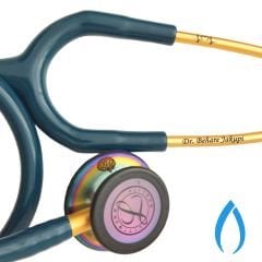 5807 3M™ Littmann® Classic III™ Stetoskop, Gökkuşağı Çan, Karayip Mavisi Hortum