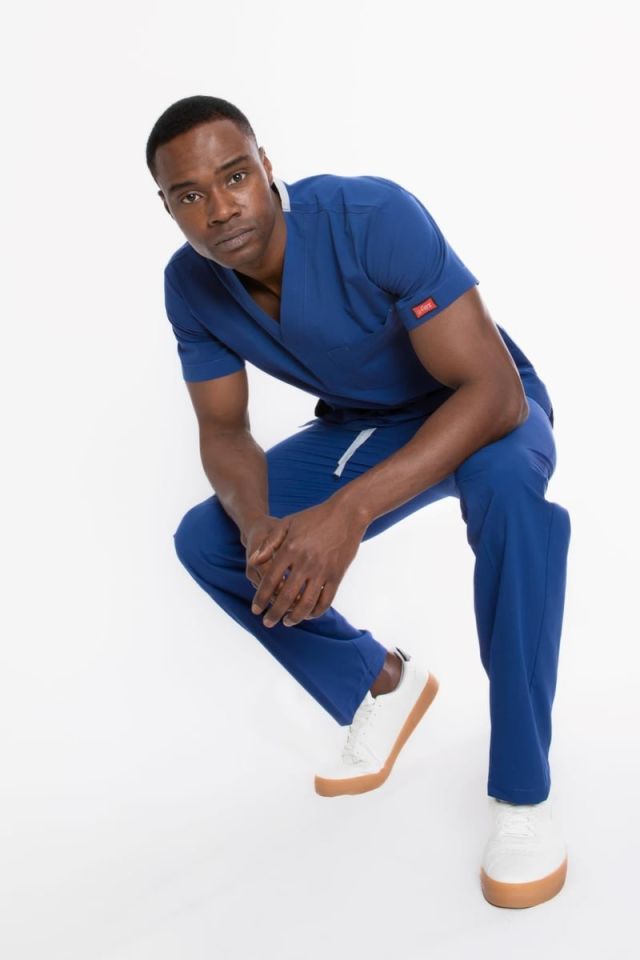 FIRTINA MAVİ U-FLEX 800 ERKEK SCRUBS TAKIM