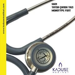 5621 3M™ Littmann® Classic III™ Stetoskop, Paslanmaz Çelik Çan, Gri Hortum