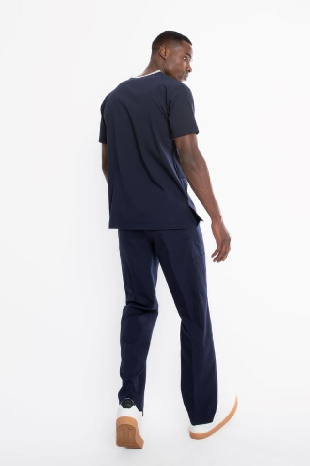 LACİVERT U-FLEX 800 ERKEK SCRUBS TAKIM