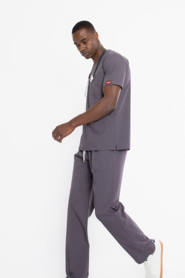 PUSLU GRİ U-FLEX 800 ERKEK SCRUBS TAKIM