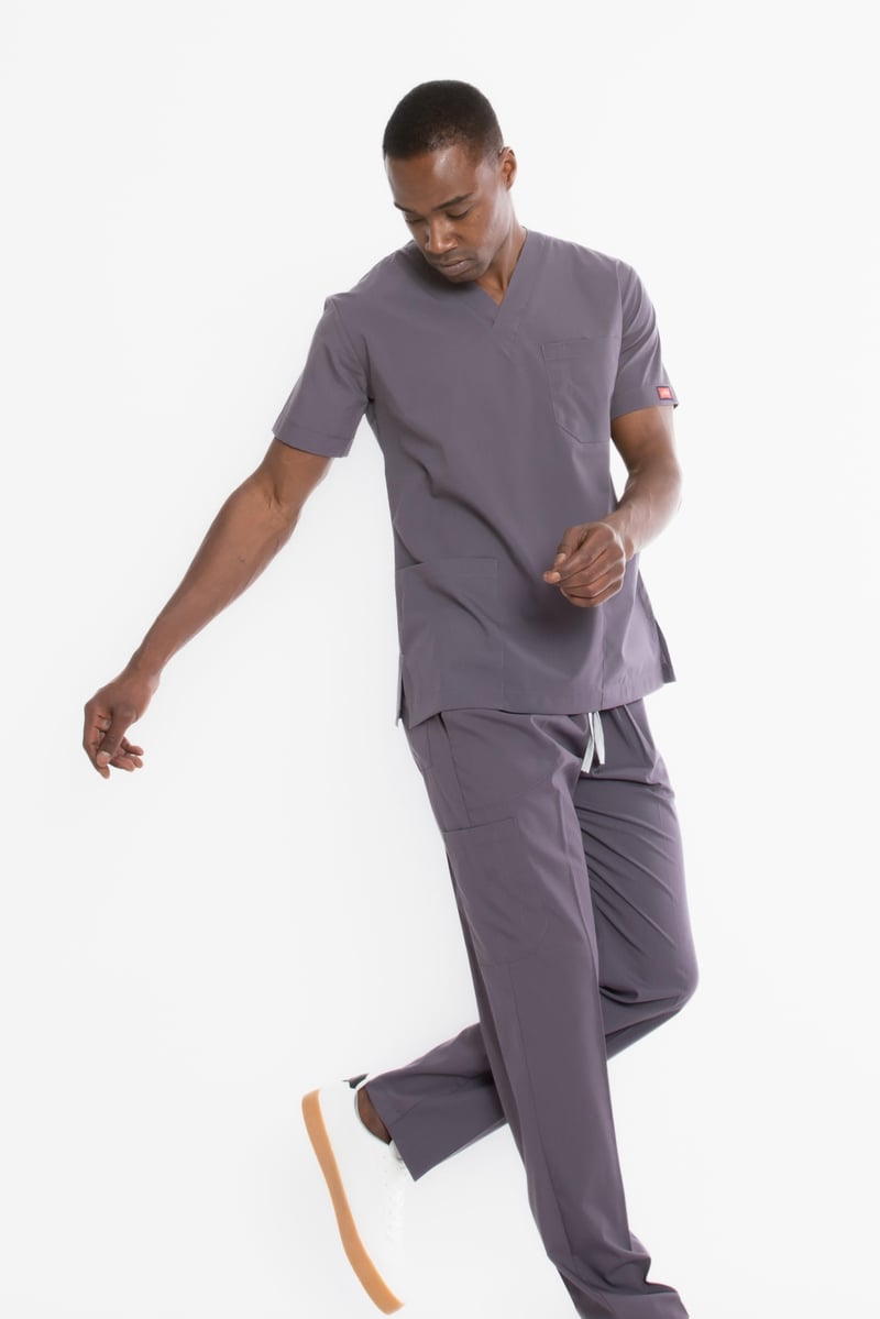 PUSLU GRİ U-FLEX 800 ERKEK SCRUBS TAKIM