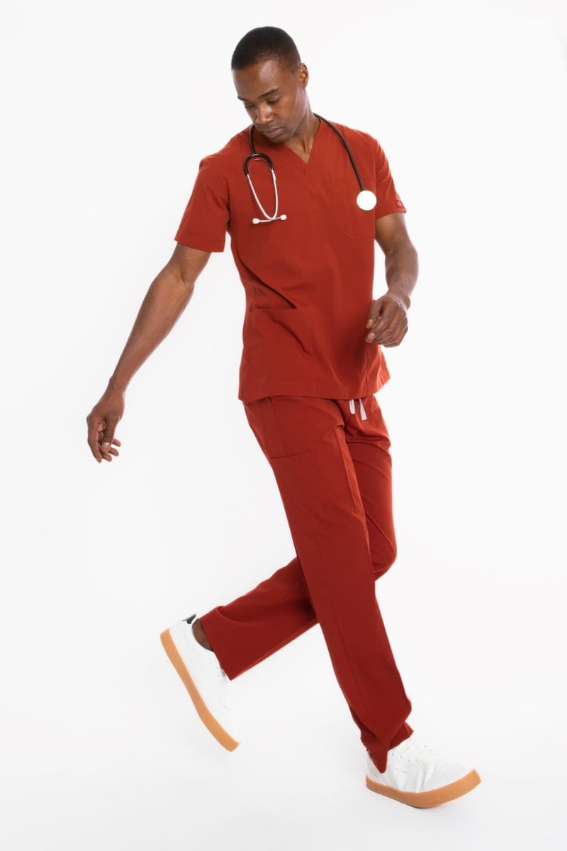 YANIK TURUNCU U-FLEX 800 ERKEK SCRUBS TAKIM