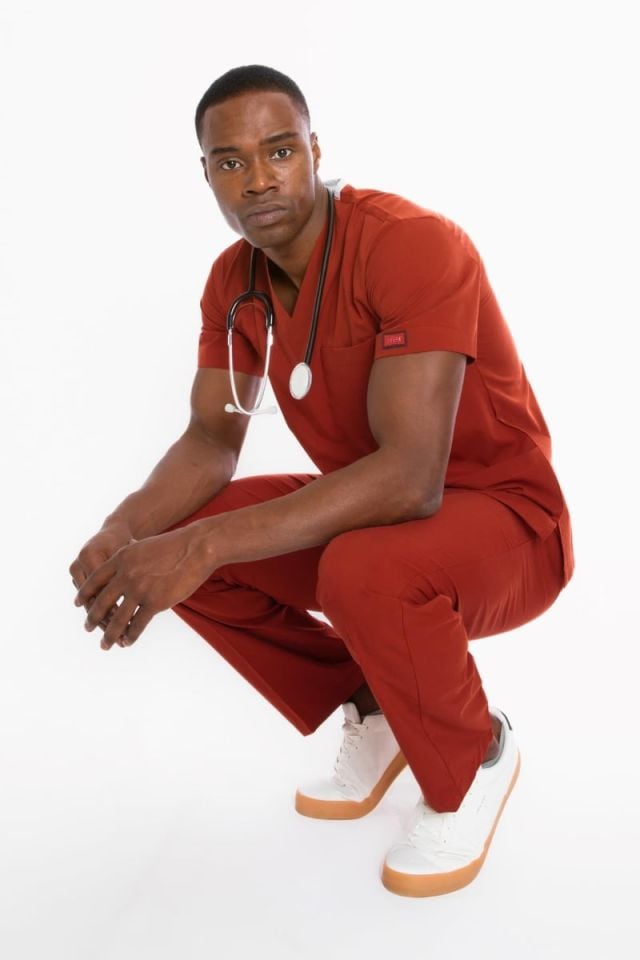 YANIK TURUNCU U-FLEX 800 ERKEK SCRUBS TAKIM