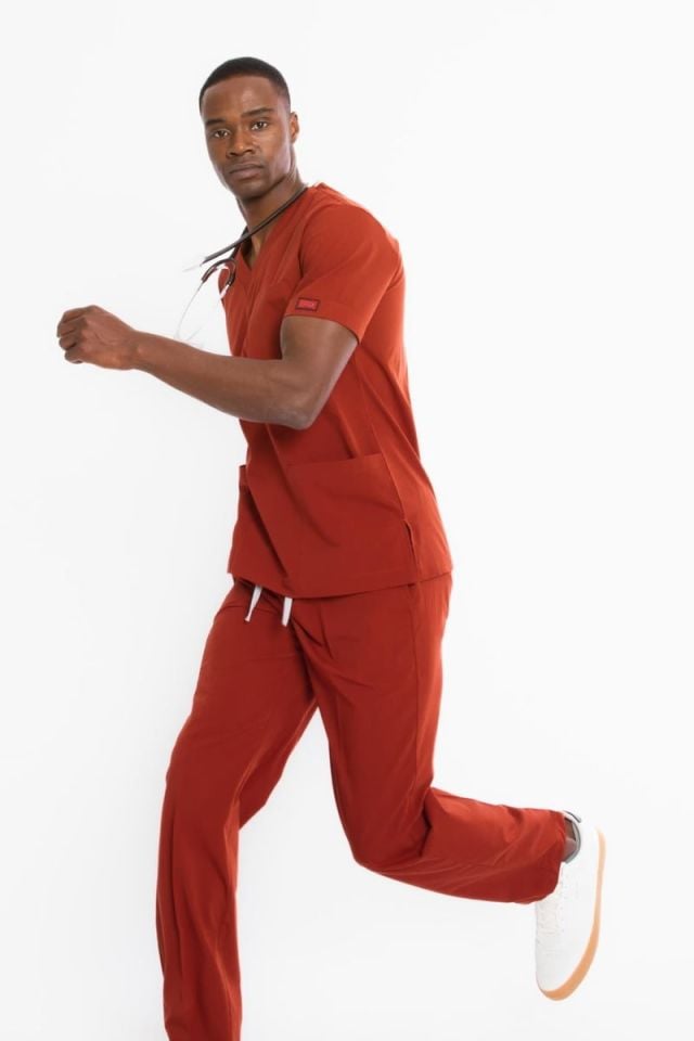 YANIK TURUNCU U-FLEX 800 ERKEK SCRUBS TAKIM