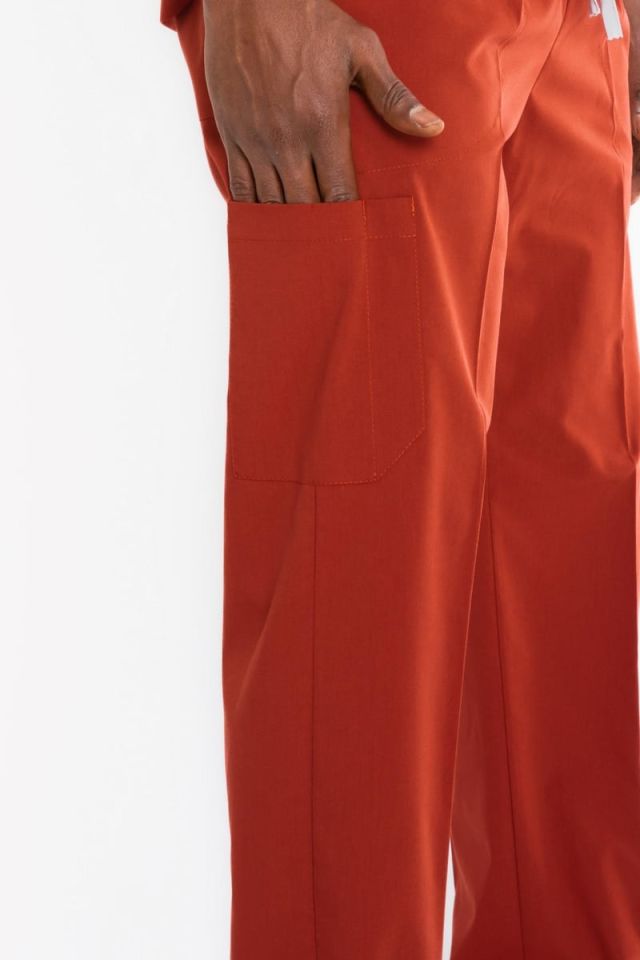 YANIK TURUNCU U-FLEX 800 ERKEK SCRUBS TAKIM