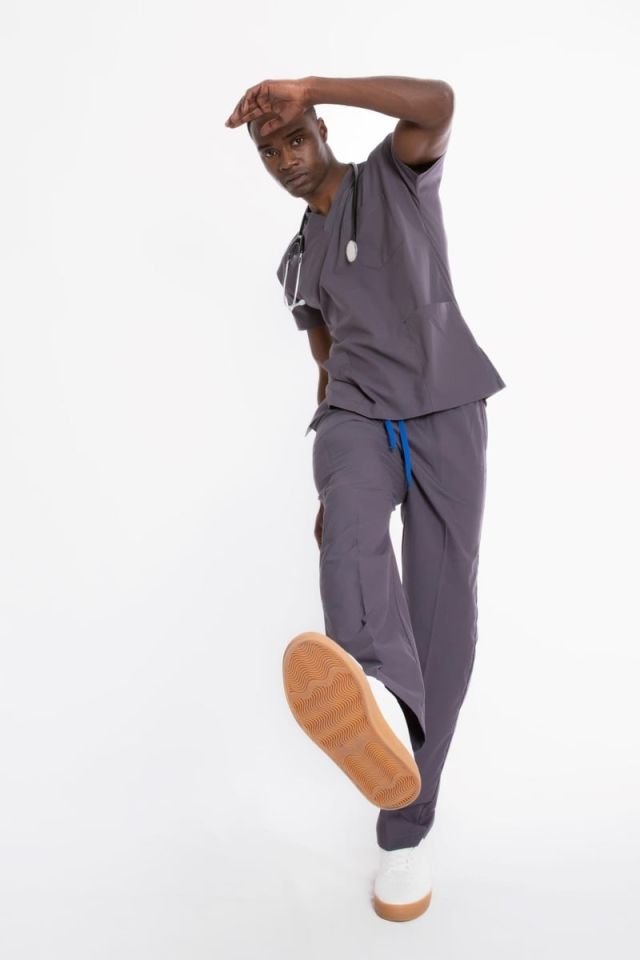 PUSLU GRİ U-FLEX 900 ERKEK CERRAHİ TAKIM