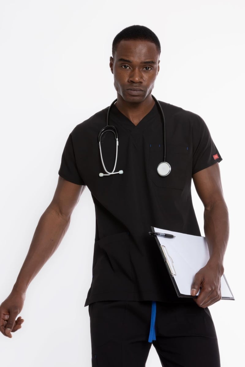 SİYAH U-FLEX 900 ERKEK CERRAHİ TAKIM