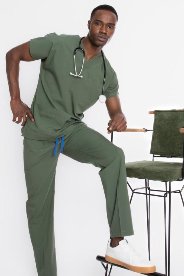 ZEYTİN YEŞİLİ U-FLEX 900 ERKEK CERRAHİ TAKIM