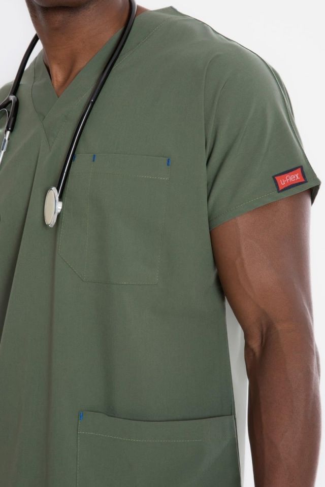 ZEYTİN YEŞİLİ U-FLEX 900 ERKEK CERRAHİ TAKIM