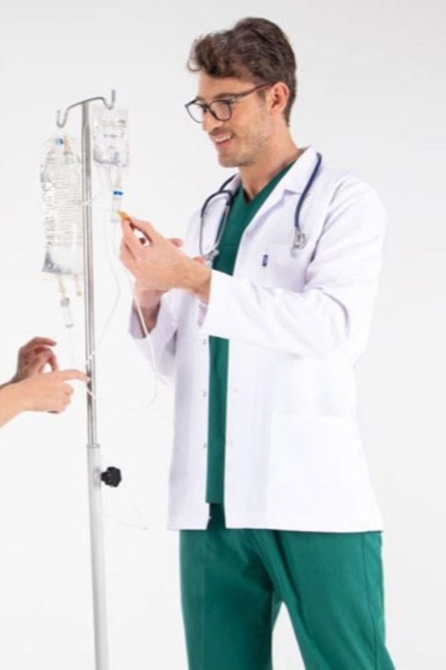 CEKET BOY, UZUN KOL, KLASİK YAKA, ERKEK DOKTOR ÖNLÜĞÜ