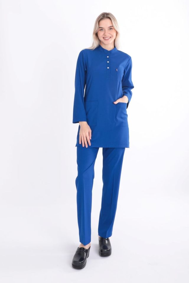 ÇİVİT MAVİ KARYA TESETTÜR ÜNİFORMA TAKIM