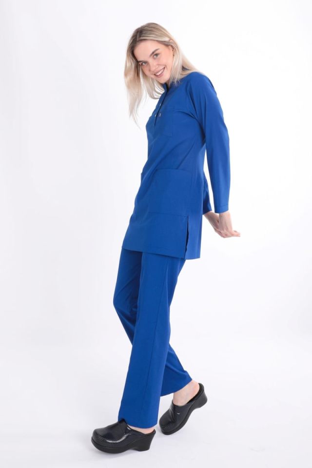 ÇİVİT MAVİ KARYA TESETTÜR ÜNİFORMA TAKIM