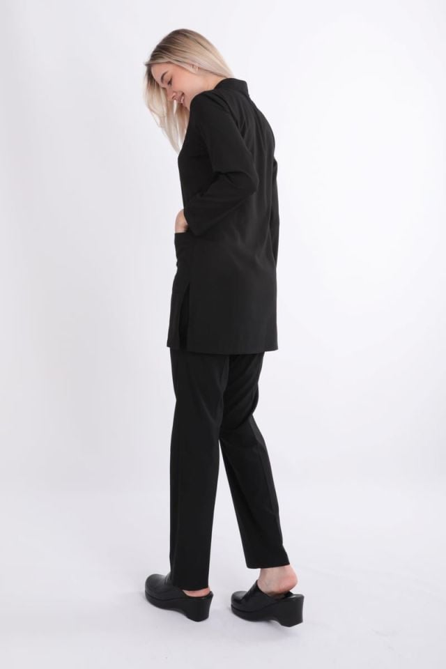 SİYAH KARYA TESETTÜR ÜNİFORMA TAKIM