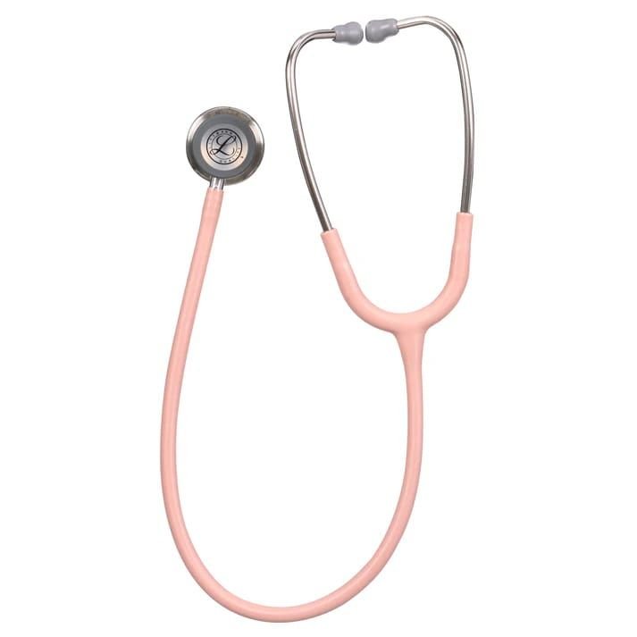 5910 3M™ Littmann® Classic III™ Stetoskop, Gümüş Çan, Şampanya Gülü Saten Hortum