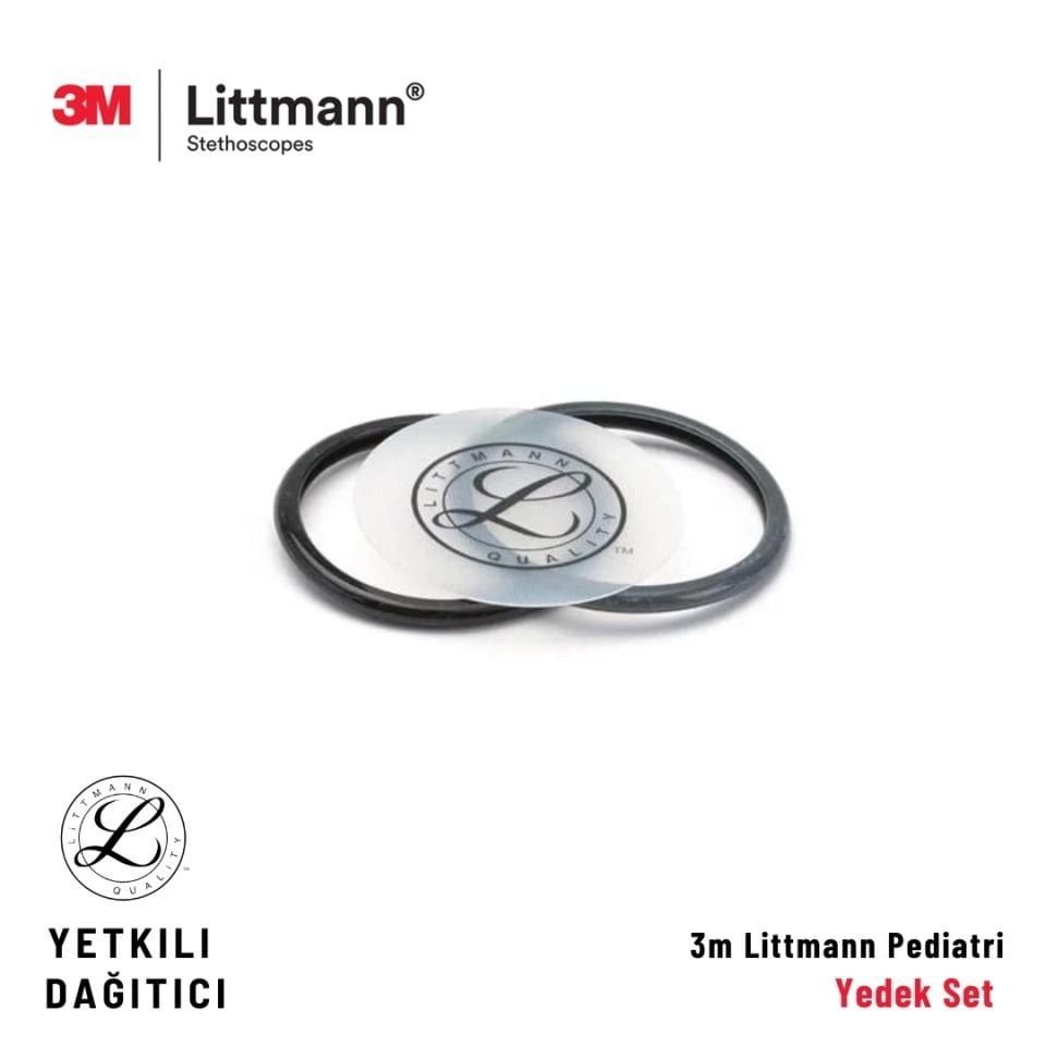 Littmann Pediatrik Diyafram Takımı 40012 (Siyah-Gri)