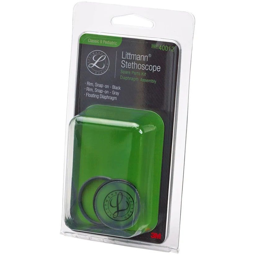 Littmann Pediatrik Diyafram Takımı 40012 (Siyah-Gri)