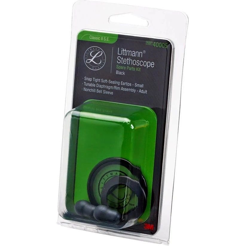 Littmann Classic II SE Çift Taraflı Steteskop Yedek Set 40005 (Siyah)