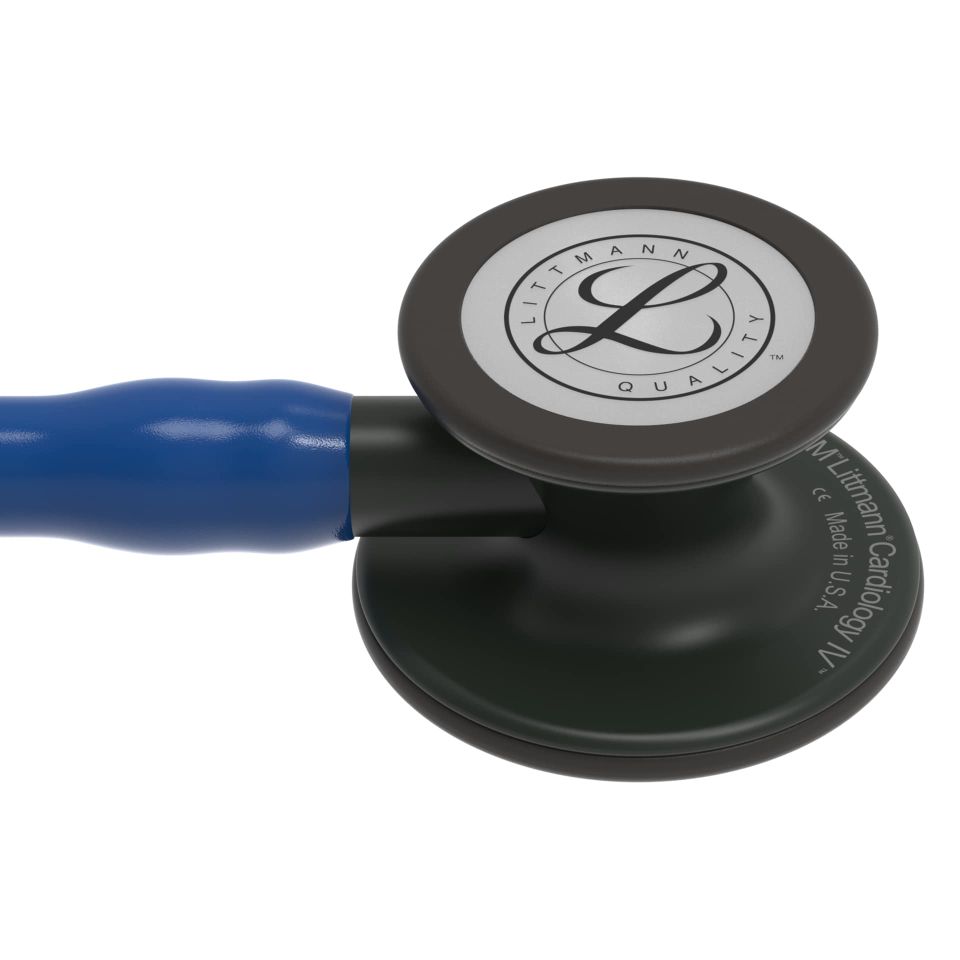 6168 3M™ Littmann® Cardiology IV™ Stetoskop, Gece Mavisi Hortum