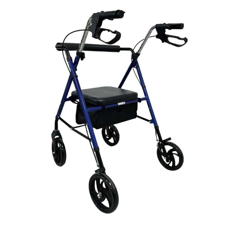 Respirox RR-02 Katlanabilir Alüminyum Rolatör Mavi