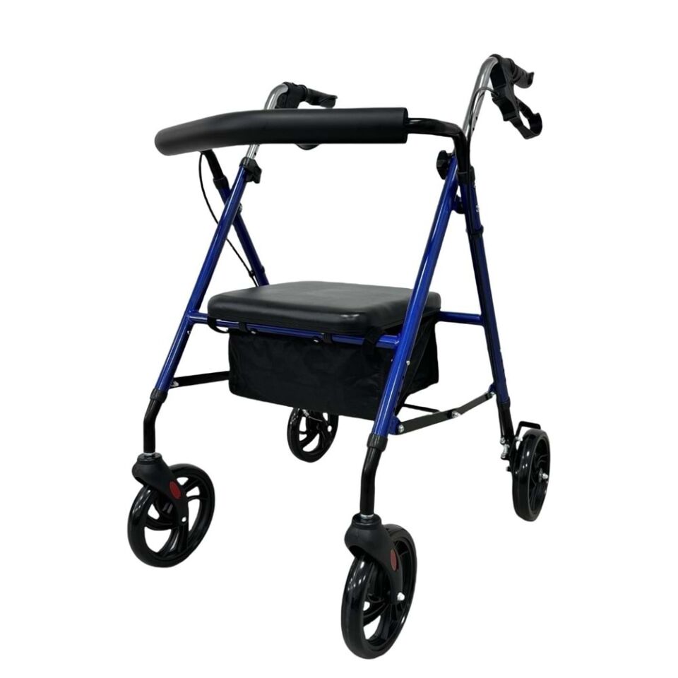 Respirox RR-02 Katlanabilir Alüminyum Rolatör Mavi