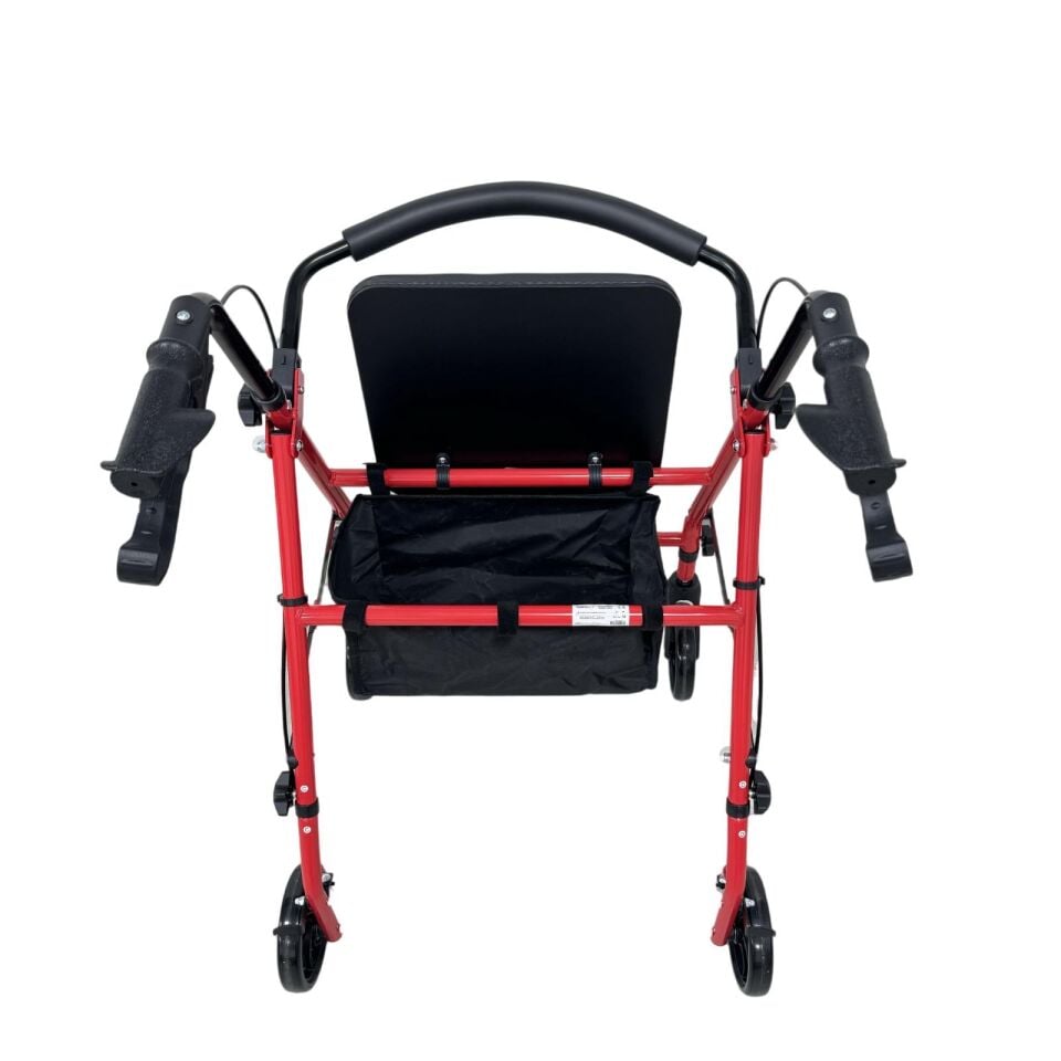 Respirox RR-01 Katlanabilir Rolatör Kırmızı