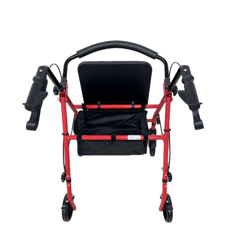 Respirox RR-01 Katlanabilir Rolatör Kırmızı