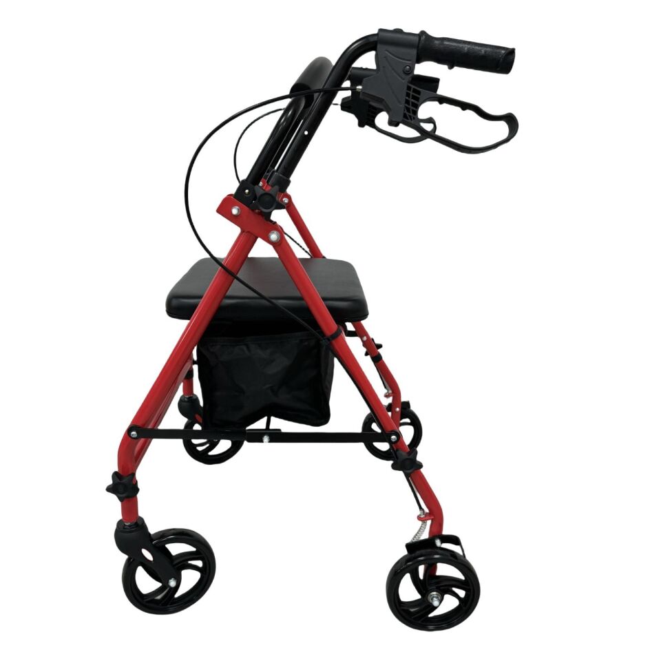 Respirox RR-01 Katlanabilir Rolatör Kırmızı