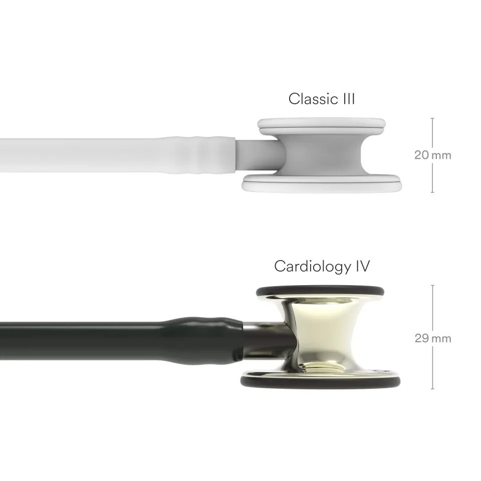 3M Littmann Cardiology IV 6179 Stetoskop | Siyah Hortum