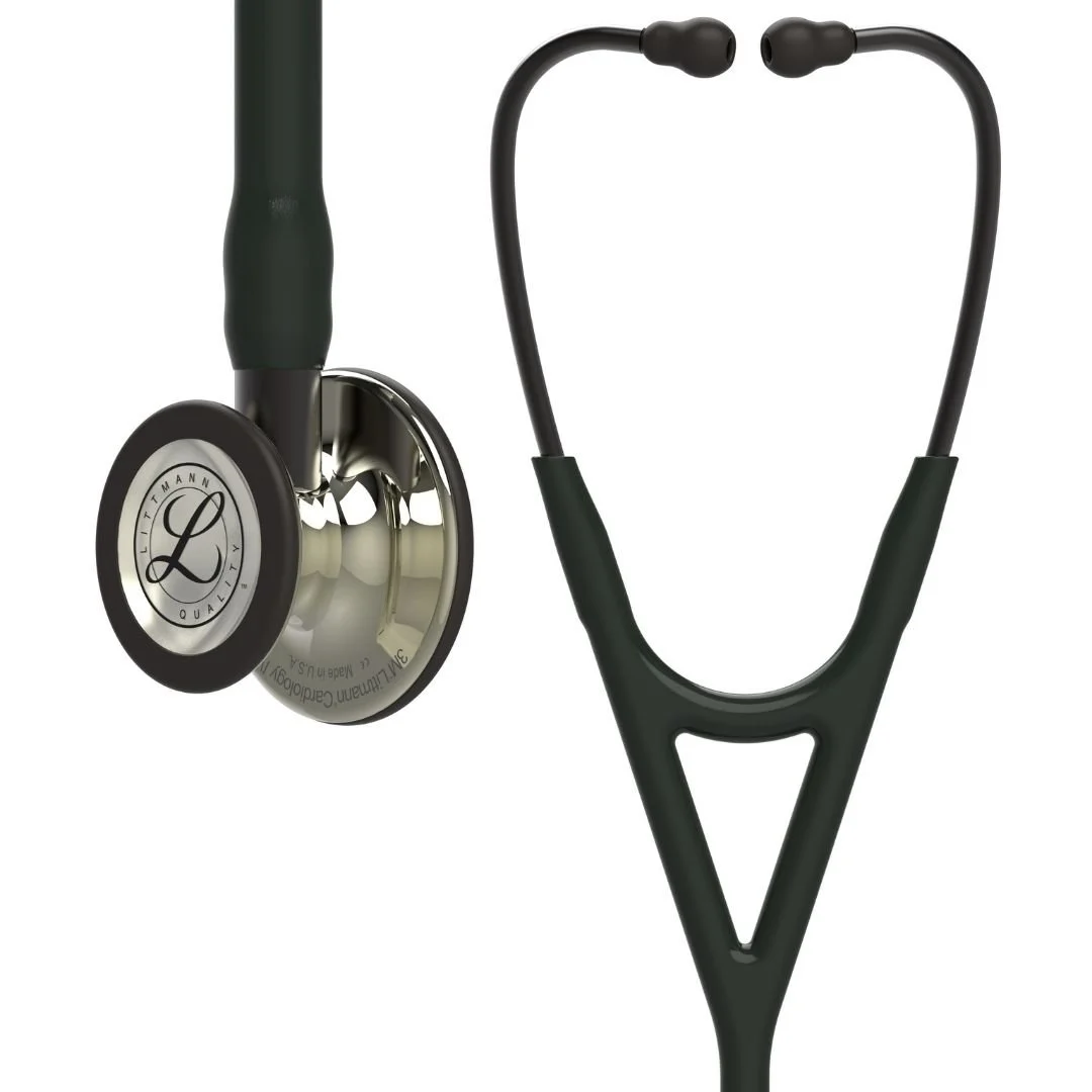 6179 3M™ Littmann® Cardiology IV™ Stetoskop, Siyah Hortum