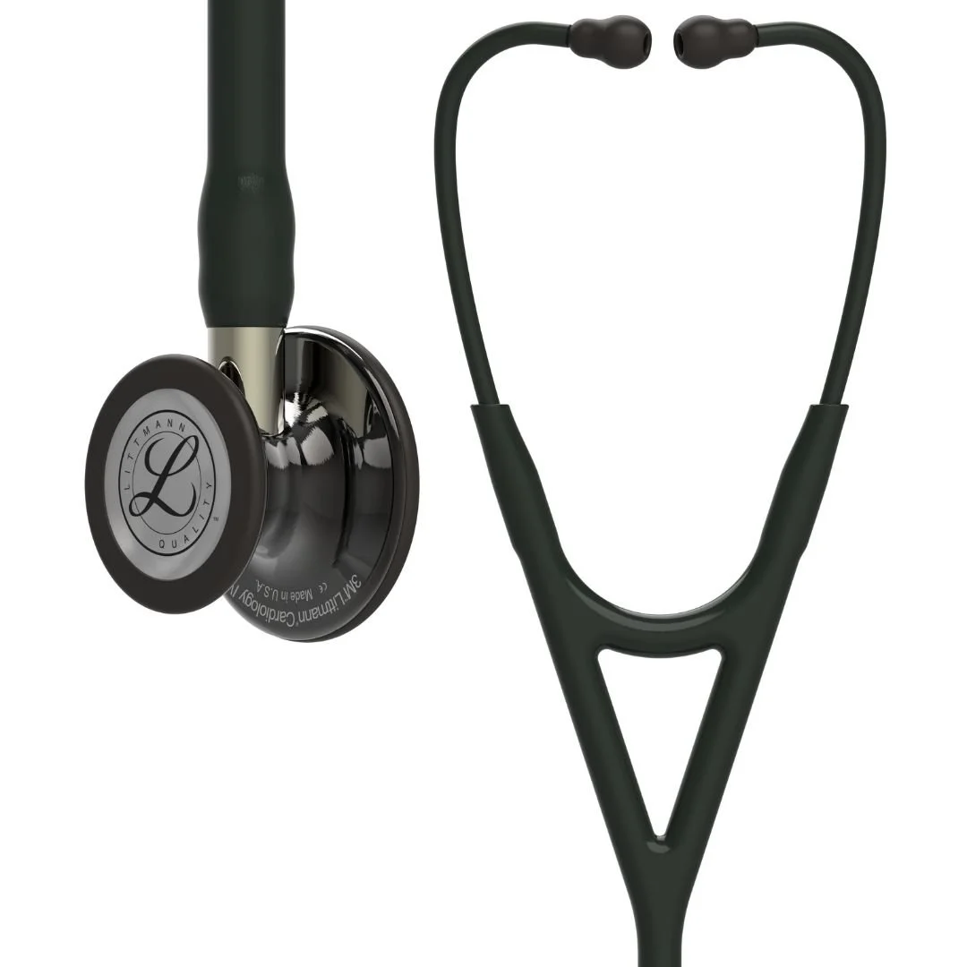 6204 3M™ Littmann® Cardiology IV™ Stetoskop, Siyah Hortum